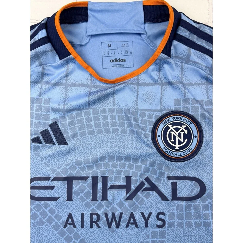 $150 adidas New York City Football Club Authentic Soccer Jersey - Men’s Medium